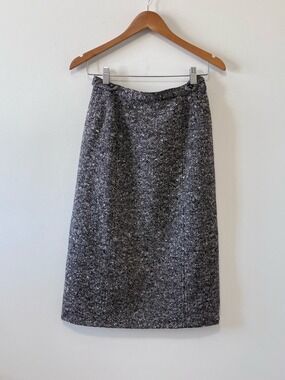 Rare Vintage 60s Tweed Wool Skirt by Sloat